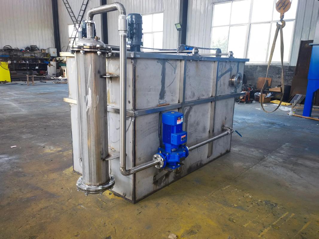 不銹鋼專利型氣浮機調試完畢發貨，為工業水處理注入新動力